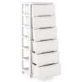 7-Drawer Plastic Rolling Storage Cart with Lockable Wheels