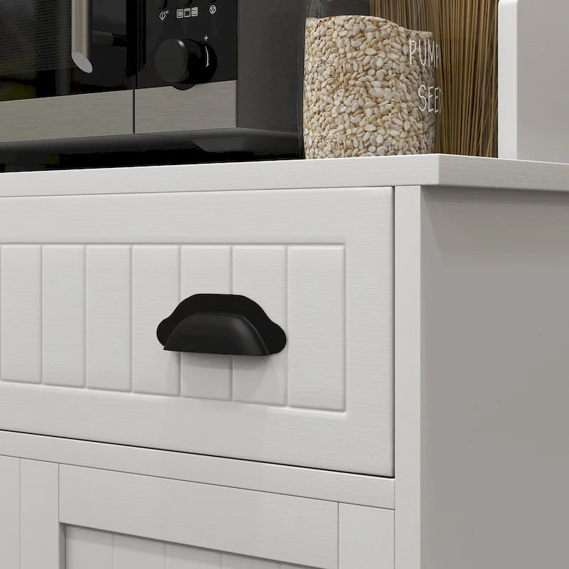 Microwave Cabinet With Storage Drawer(no include stool)