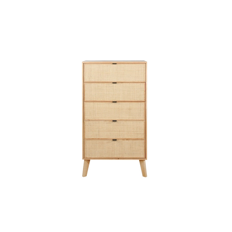 Adelphi Rattan 5-Drawer Chest