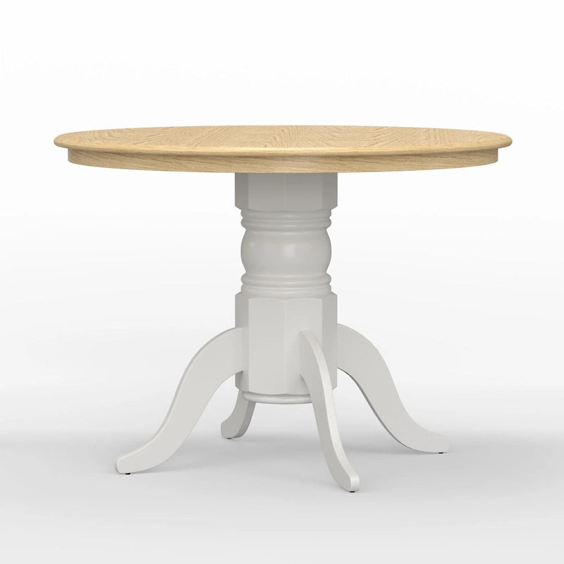 42 Round Wood Pedestal Dining Table
