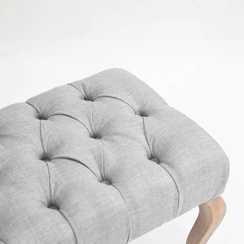 Tufted Upholstered Entryway Bench with Plush Seat