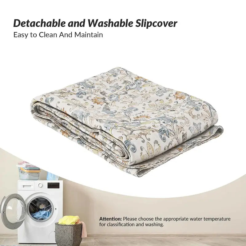 Pair of Transitional Slipper Chairs with Washable Slipcovers