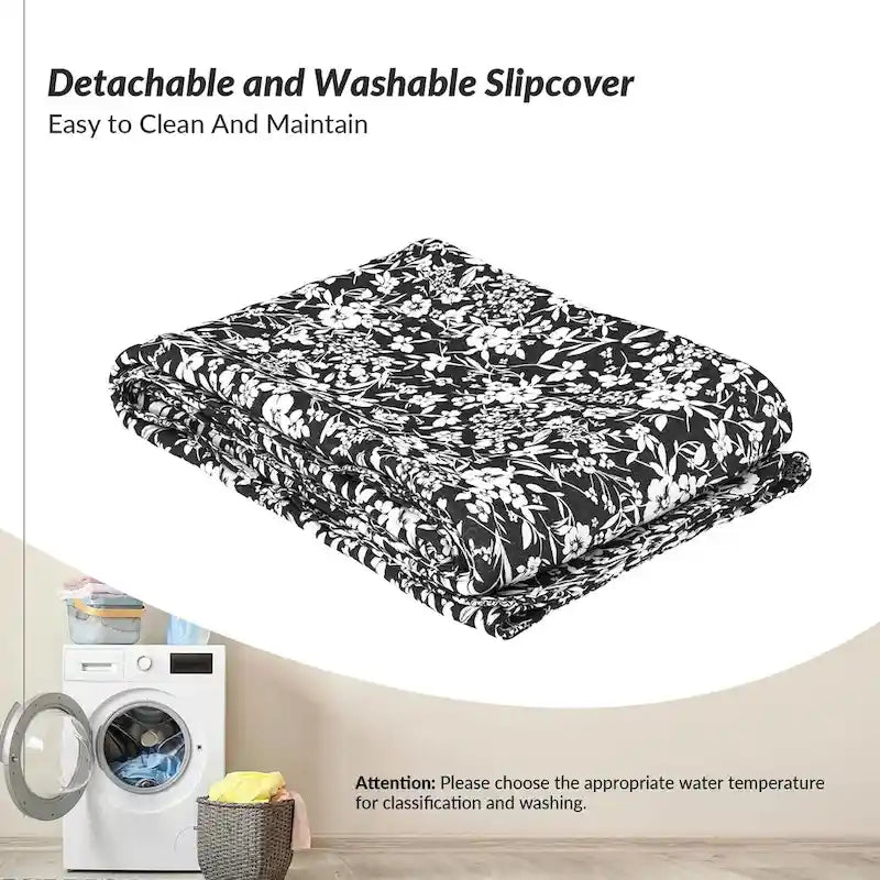 Pair of Transitional Slipper Chairs with Washable Slipcovers