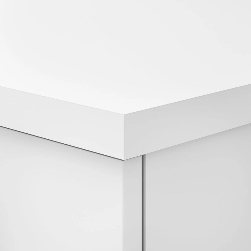 72-Inch Home Office Desk with Drawers and Cable Management