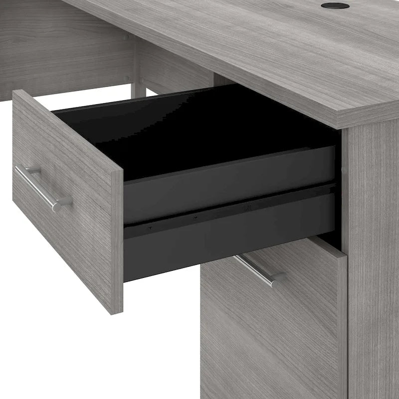 72-Inch Home Office Desk with Drawers and Cable Management