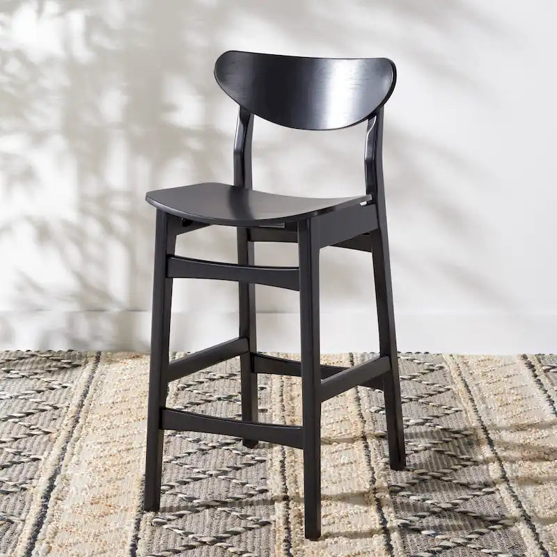 Mid-Century Counter Stool with Scandinavian Style