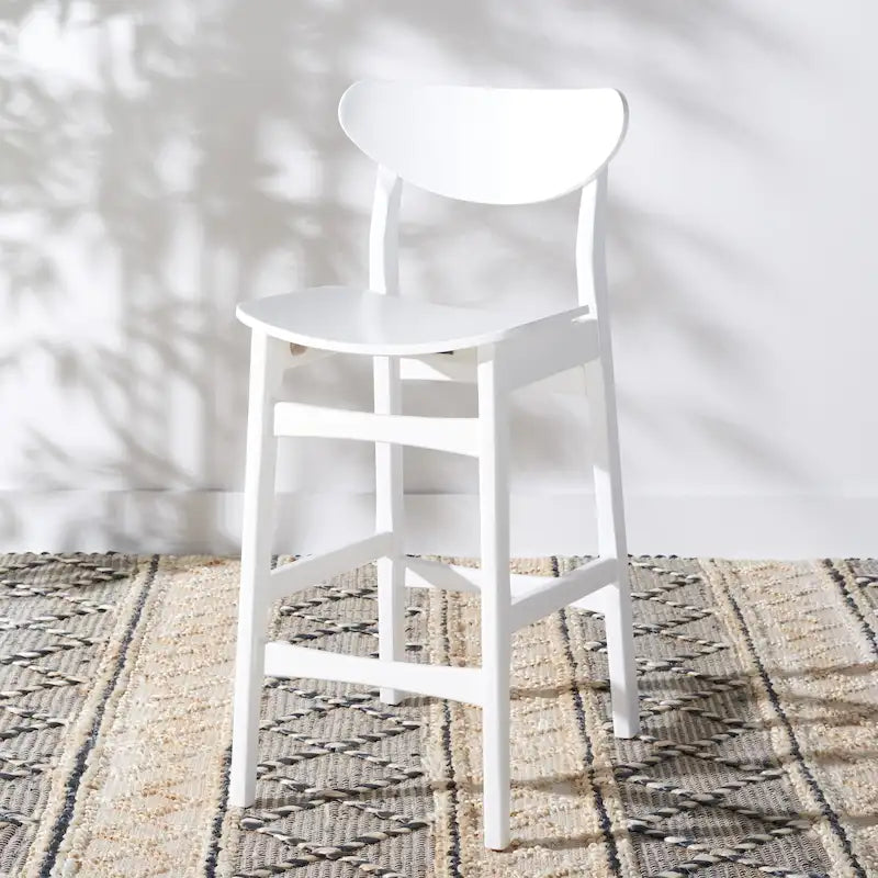 Mid-Century Counter Stool with Scandinavian Style