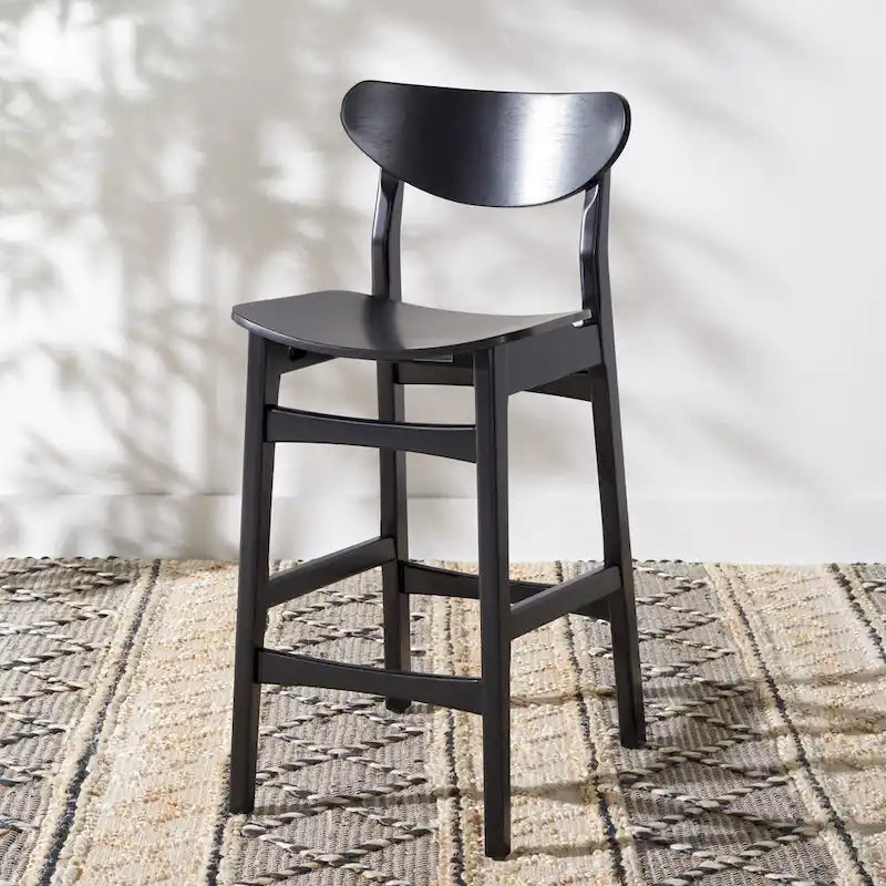 Mid-Century Counter Stool with Scandinavian Style
