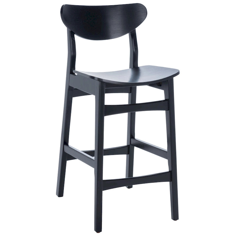 Mid-Century Counter Stool with Scandinavian Style