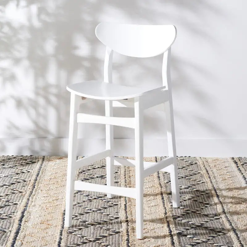 Mid-Century Counter Stool with Scandinavian Style