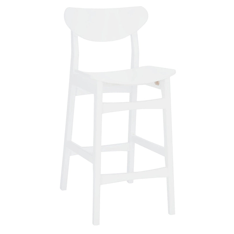 Mid-Century Counter Stool with Scandinavian Style