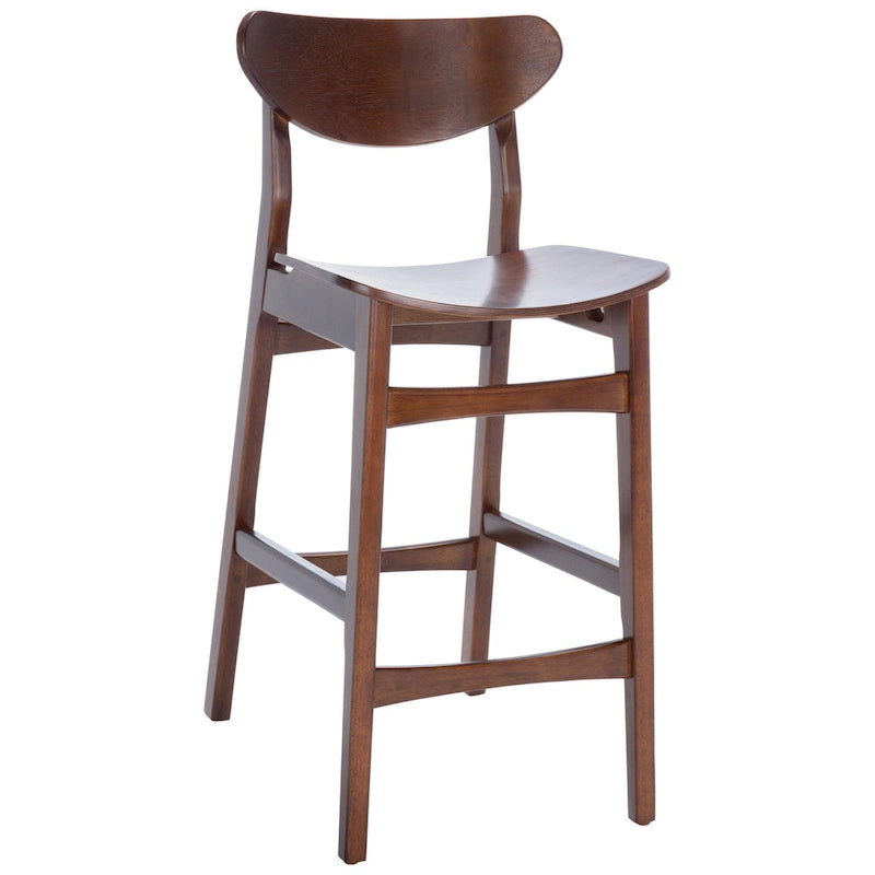 Mid-Century Counter Stool with Scandinavian Style