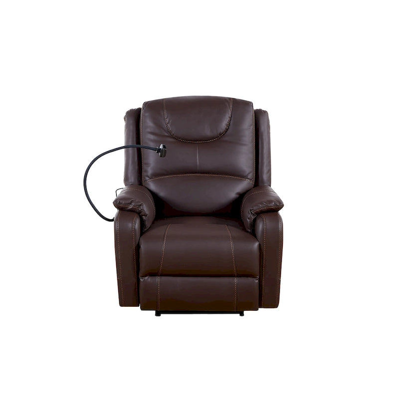 Zero-Gravity Power Recliner with Massage, Heat and USB Charging