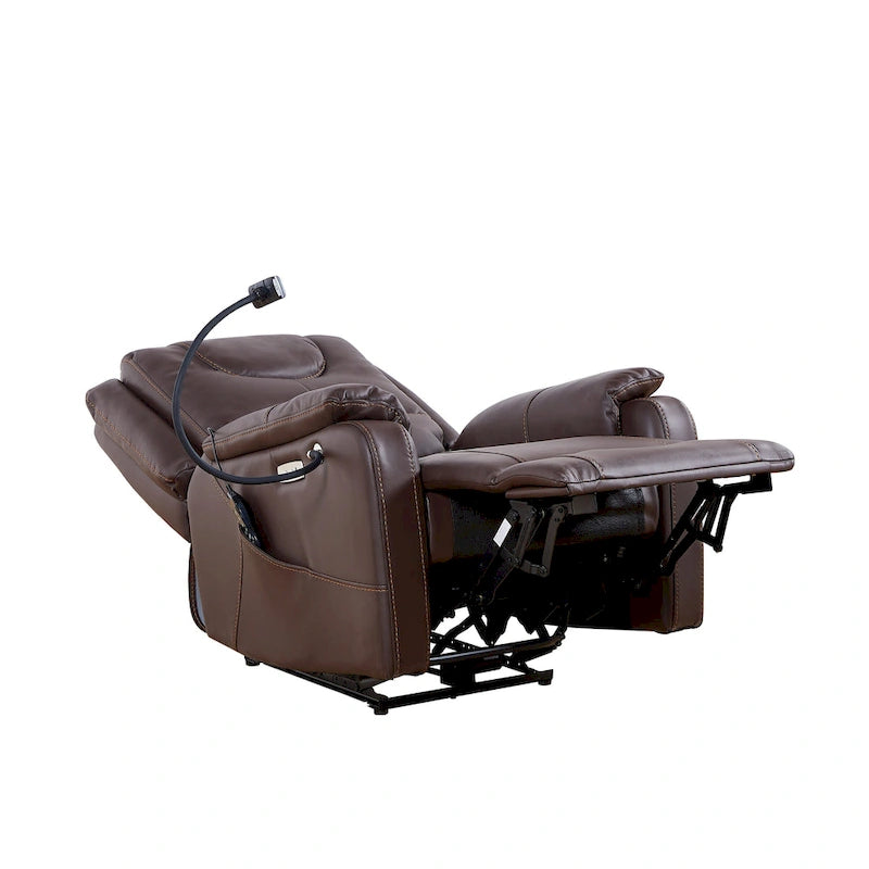 Zero-Gravity Power Recliner with Massage, Heat and USB Charging