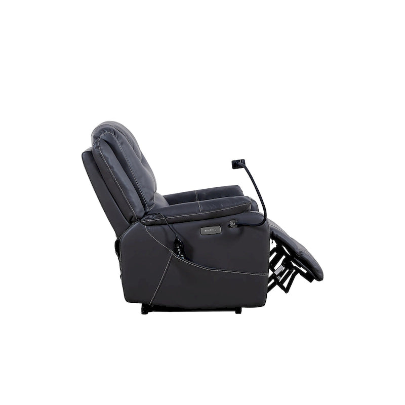 Zero-Gravity Power Recliner with Massage, Heat and USB Charging