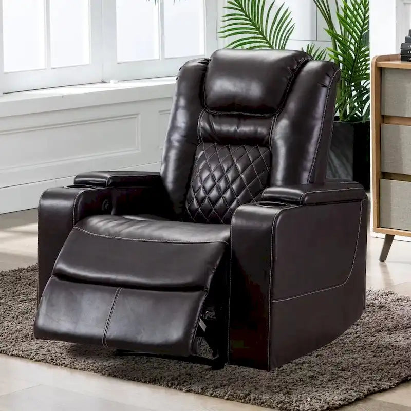 Power Recliner Chair with USB Ports and Cup Holders