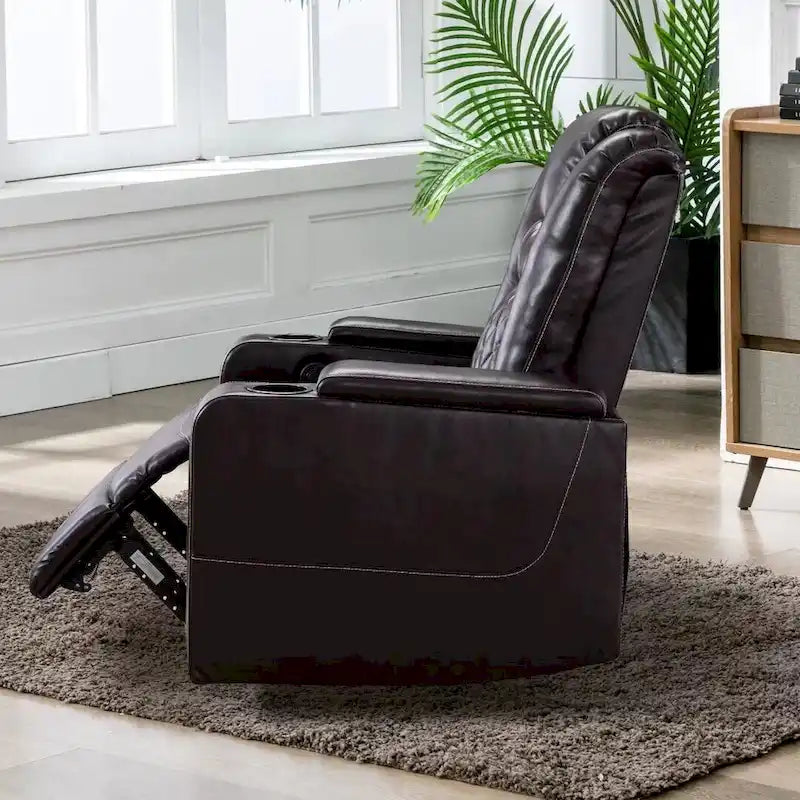 Power Recliner Chair with USB Ports and Cup Holders