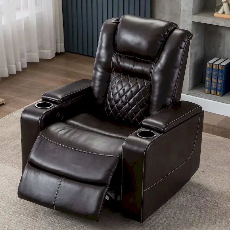 Power Recliner Chair with USB Ports and Cup Holders