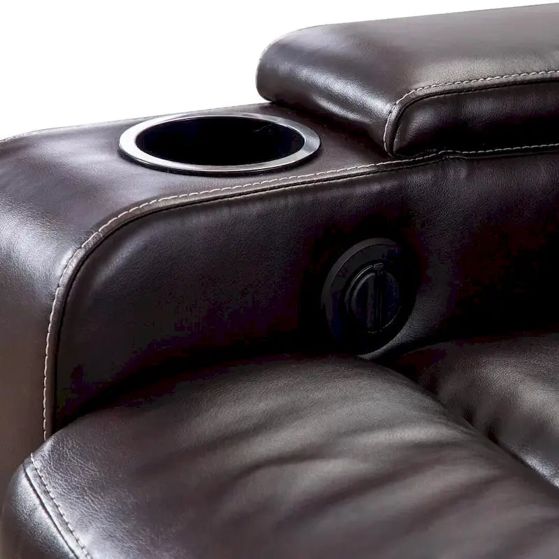 Power Recliner Chair with USB Ports and Cup Holders