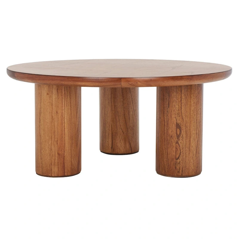 Round Three-Leg Coffee Table, 40 in