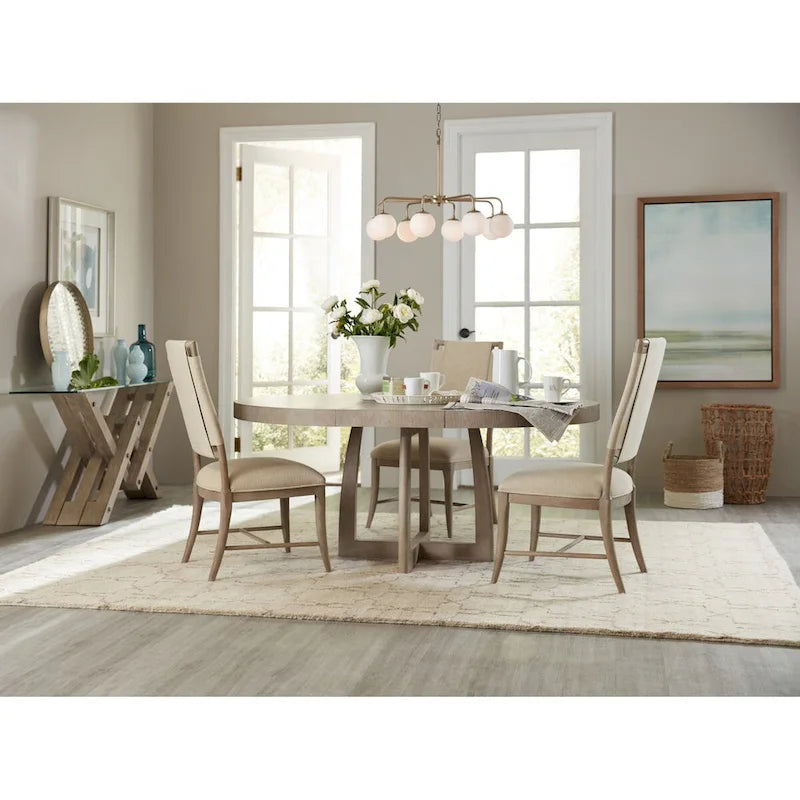48–66 in Round or Oval Extendable Dining Table