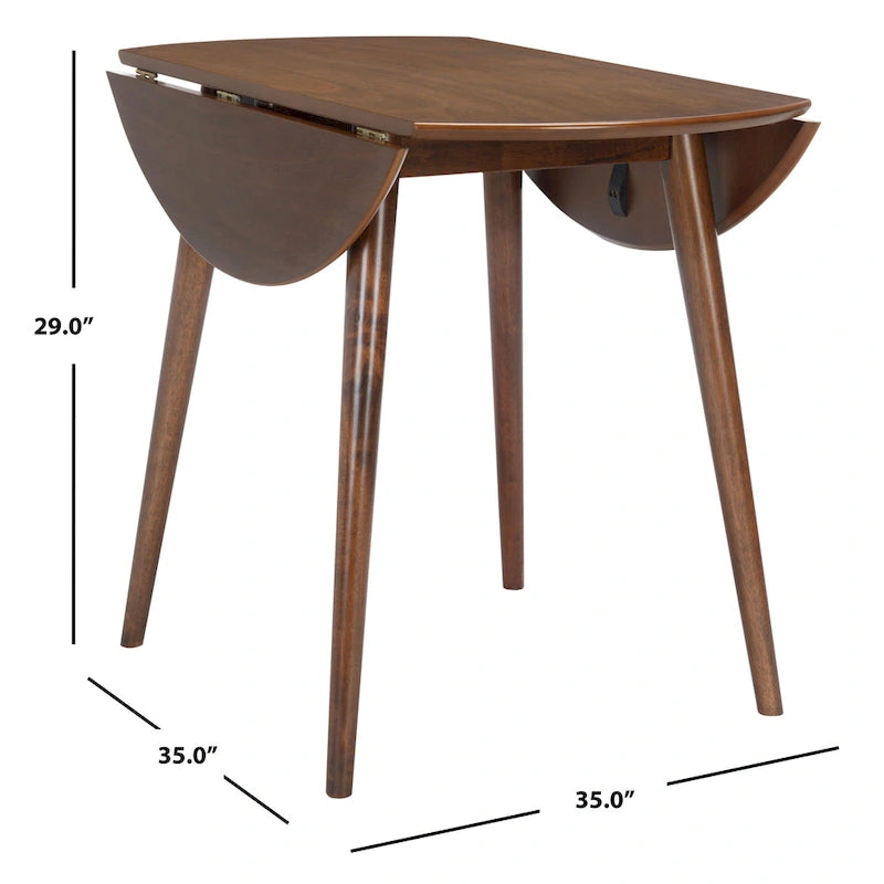 35-Inch Round Folding Dining Table