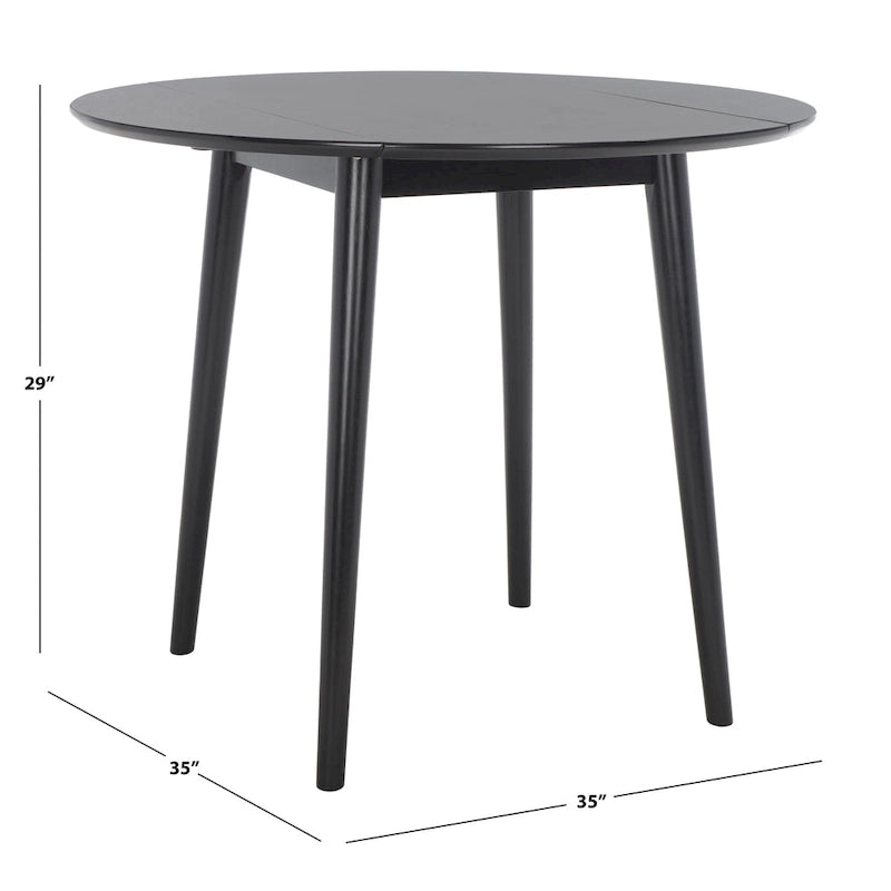 35-Inch Round Folding Dining Table